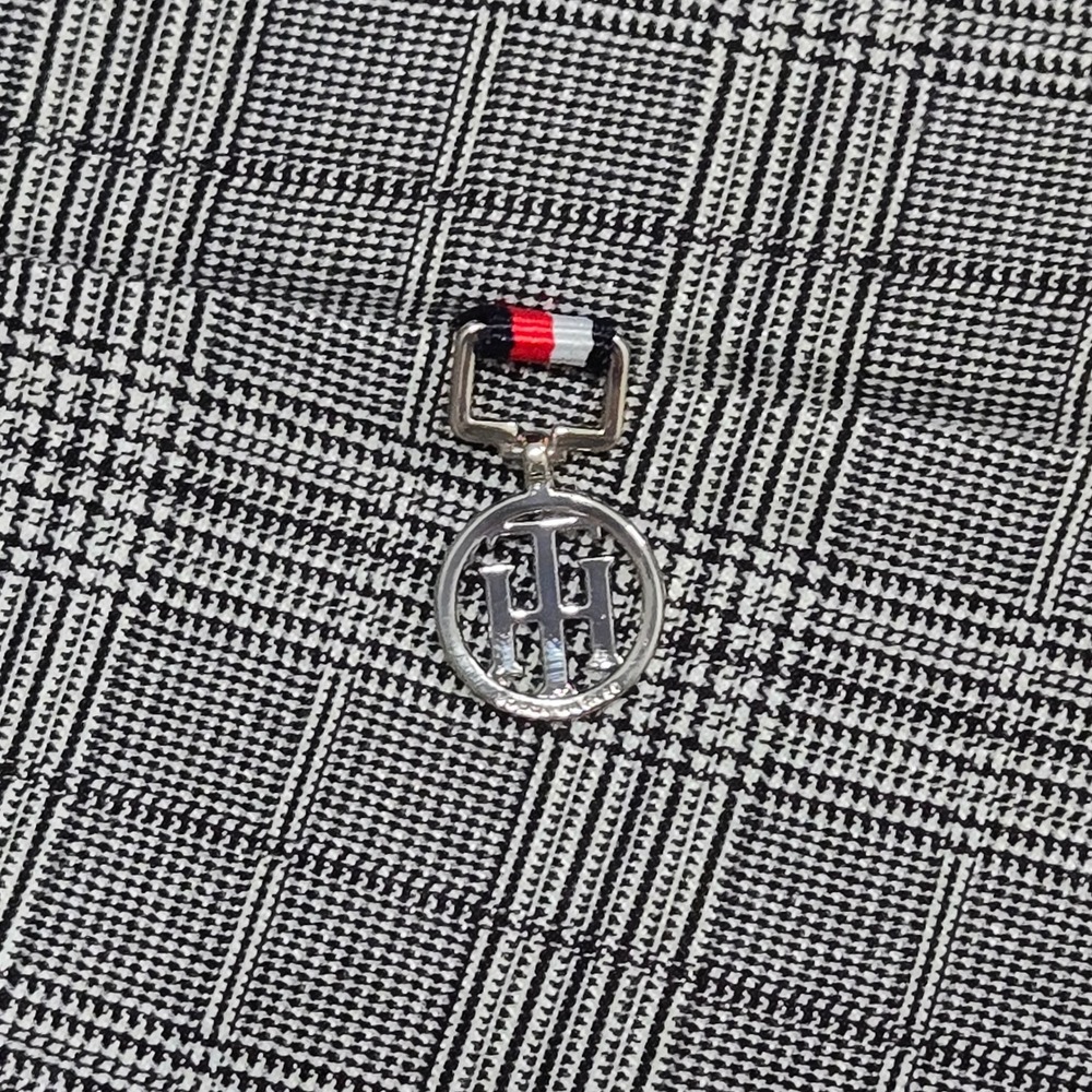 Tommy Hilfiger NWT Grey Glen Plaid Pull On Skinny Pants Size 8 NEW $89 - Picture 6 of 12